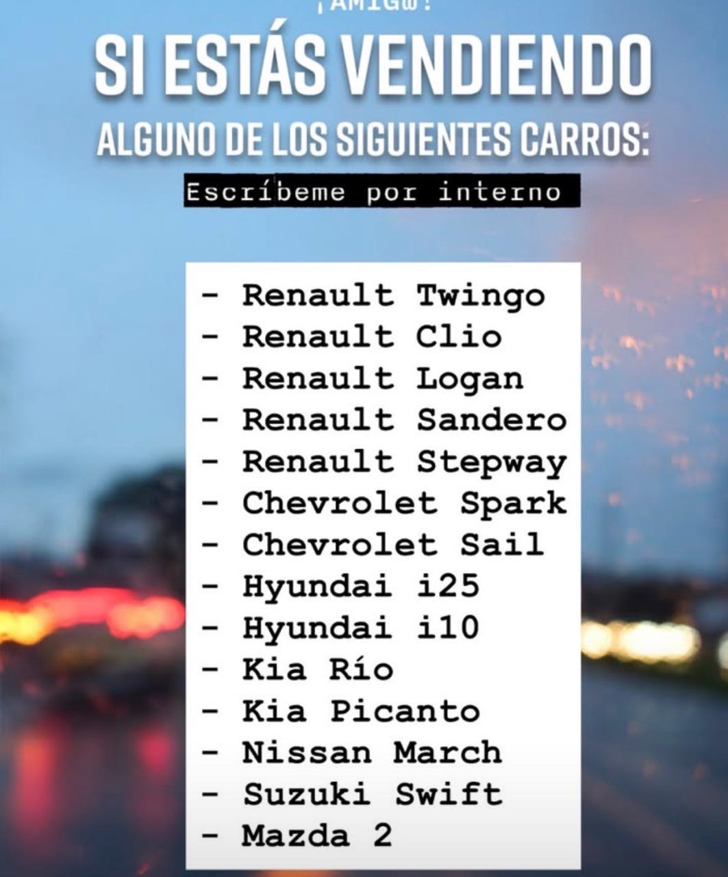 Vende tu carro